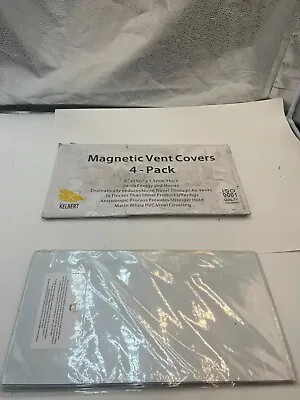 2 BOXES OF 4 Magnetic Vent Cover 8  X 15 1/2  Extra Thick Wall/Floor/Ceiling • $27.19