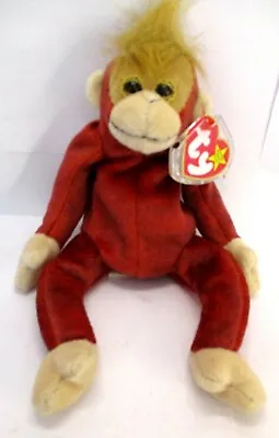 Beanie Baby Orangutan Monkey Schweetheart TY Orange 1999 Retired • $7.99