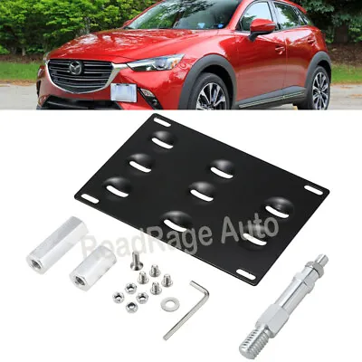 Bumper Tow Hook Hole License Plate Mount Bracket Holder For Mazda CX-3 CX3 SUV • $19.99