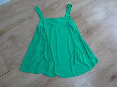 YOURS Ladies Green Longline Tunic Top UK 22 - 24 PLUS EXCELLENT COND • £10.99