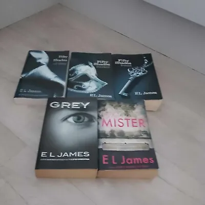 E L James Book Set 50 Shades Of Grey Freed Darker Grey The Mister #C!8 • £5.99