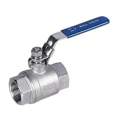 Cowin Brewing 1  Ball Valve 2PC Stainless Steel 304 With Blue Vinyl Handle- F... • $39.53