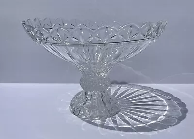 $69 • Buy Godinger Shannon Olympia Lead Crystal Open Compote Fruit Bowl