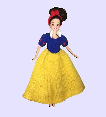 £2.50 • Buy KNITTING PATTERN 207: BARBIE PRINCESS, 11 To 12  DOLL: SNOW WHITE OUTFIT