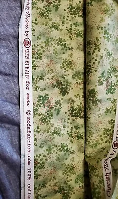 Cherisg Nature Moda Fabrics  2 Yards Green  Quilt Fabric Pattern #19398 • $11.95