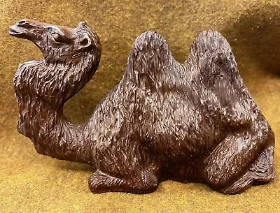 $39.44 • Buy Vintage 1993 RED MILL Mfg Sitting CAMEL Brown Resin Figurine Handcrafted USA