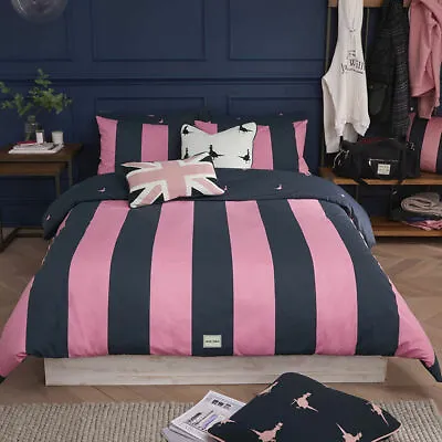 £34.20 • Buy Jack Wills Bedding Heritage Stripe Navy-Pink Teenager Duvet Cover Set Or Cushion
