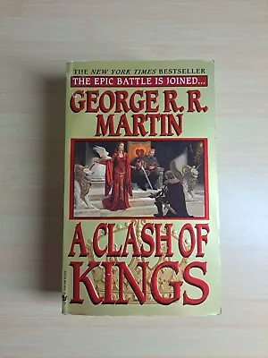 A Clash Of Kings 1998 1st Print First Edition Paperback George RR Martin ASOIAF  • $25