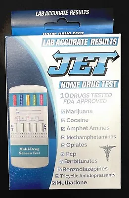 $19 • Buy Drug Testing Kit - Test For 10 Drugs Home Or Work FDA Approved