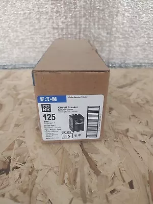 New In Box Eaton BR2125 Double Pole Circuit Breaker (5-pack) • $200