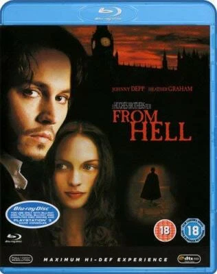 $21.95 • Buy FROM HELL (2001) BLU RAY (Johnny Depp) Region B (AUS) New & Sealed