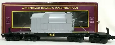 MTH Pittsburgh & Lake Erie #985 47' Heavy Duty Flat Car & Transformer (20-98434) • $100