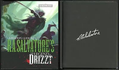 R. A. Salvatore SIGNED AUTOGRAPHED A Reader's Guide To The Legend Of Drizzt HC  • $175