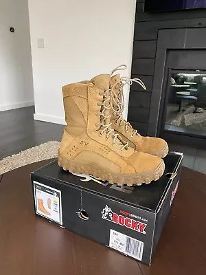 Rocky S2V Special Ops Combat Military Boots Mens Sz 8.5 M Coyote Brown Tan • $40