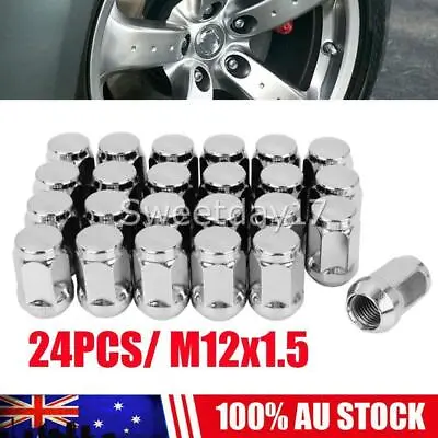 M12x1.5 Chrome Wheel Nuts Fit Holden Commodore VL VN VR VS VT VX VY VZ Mag Steel • $28.80