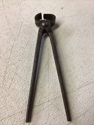 Vintage Heller Bros 12  Blacksmith Nippers Farrier Tool USA (brd4) • $17