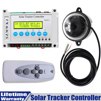 DC 12V/24V Dual Axis Solar Tracker Linear Actuator Controller For PV Solar Panel • £71.99