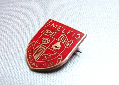 Vintage Music MELFI Fan Club Vin-Val-Viv F&S B'Ham Lapel Badge Brass & Enamel • $18.64
