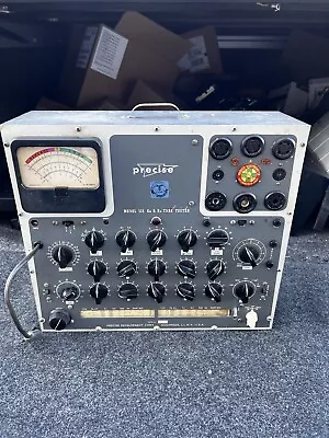 Precise 111 Mutual Conductance Tube Tester Powers Up. • $250