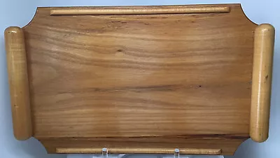 Vintage MCM Mid Century Modern Light Wood Tray Serving Dresser Tray  12.5” X 7.5 • $35