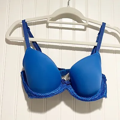 Wacoal Bright Blue La Femme Underwire T Shirt Bra 32D • $17.50