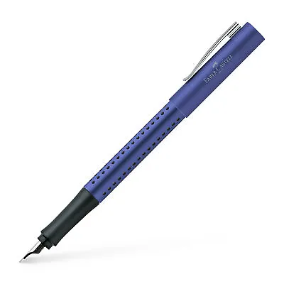 Faber-Castell Grip 2011 Fountain Pen - Blue - Fine Point  140907 - New In Box • $20