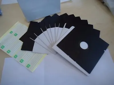 10 X Floppy In Box 5.25 DS/HD Formatted Disks 5 1/4 Floppy Diskette W/ Labels • $13.99