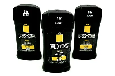 £13.17 • Buy Axe Gold Oud Wood & Dark Vanilla Antiperspirant Deodorant - All Day Dry 3-Pack