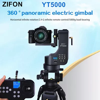 ZIFON PT-5000 PT5000 Auto Motorized Pan Tilt 360° Panoramic Head For Camera DSLR • $319