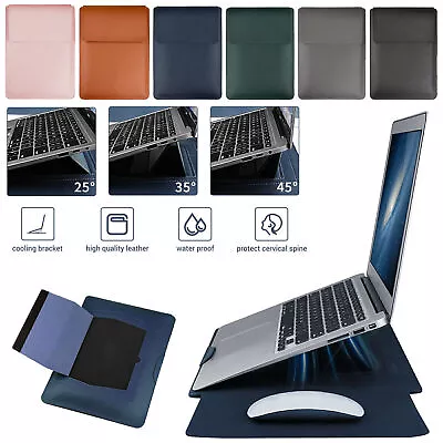 Wallet Sleeve Cover Case Bag With Stand For MacBook Air Pro 13 14  15  Retina • $21.99