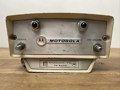 Motorola FM Radio Motrac/Mocom 70 Control Head ONLY Used Untested • $42.50