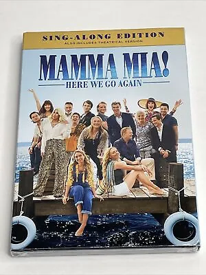Mamma Mia Here We Go Again Sing Along Edition DVD Sealed • $6.50