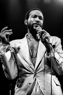 Marvin Gaye At Home Musician Album Producer Wall Art Home Decor - POSTER 20x30 • $23.99