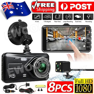 $35.85 • Buy Car Dash Camera Touch Screen Night Vision Video Recorder Front And Rear Dual Cam