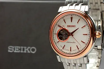 【NEAR MINT BOX】 Seiko Presage 4R38-00A0 SARY018 Open Heart AT Men's Watch JAPAN • $249.99