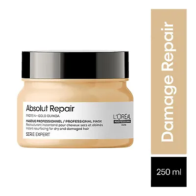 L'OREAL Serie Expert Absolut Repair Masque | Medium - Thick Damaged Hair 250ml • $40.50