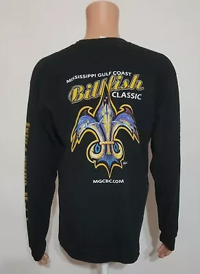 Mississippi Gulf Coast Billfish Classic Long Sleeve Shirt XL Fleur De Lis Casino • $19.20