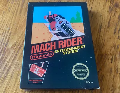 3-screw Circle Seal Variant Mach Rider Complete In Box Nintendo Nes Game • $78