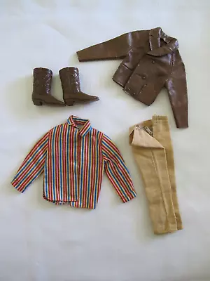 Vintage Ken Fashion Rally Gear Cowboy Boots Mattel Barbie Clothing 1969 - 70? • $80