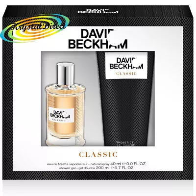 £15.99 • Buy David Beckham Classic Men Gift Set EDT 40ml + Shower Gel 200ml