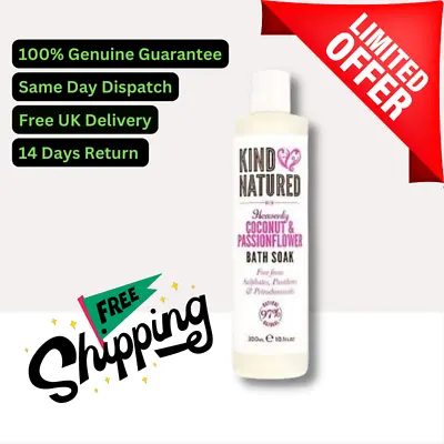 £3 • Buy Kind Natured Heavenly Coconut & Passion Flower Bath Soak - 300ml *Free Shipping*