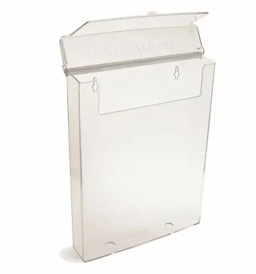 Outdoor Leaflet Holder Wall Mounted Flyer Dispenser Brochure Holders A4 Holder • £14.50