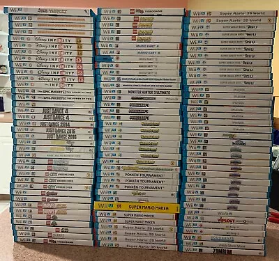 Nintendo Wii U Games Tested - You Pick Your Game Free Ship On Additional Games • $8.99