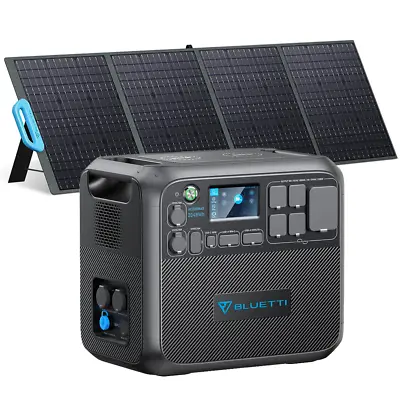 BLUETTI AC200MAX Power Station With 200W Solar Panel For Emergency Power Backup • $1799