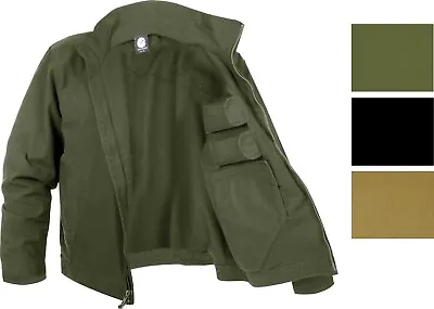 Lightweight Concealed Carry Jacket Tactical Ambidextrous CCW Pockets Gun Coat • $85.99