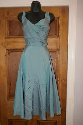 £19 • Buy 50s Style Swing Dress Size 18 Planet Vintage Pinup Girl Couture Rockabilly
