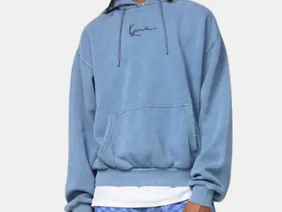 KARL KANI Mens Blue Hoodie-Sweatshirt Sz  Xl - BNWT • £29.99