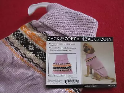 Zack & Zoey Intarsia Sweater Classic Design Is Always In Fashion Sz M New  • $14.99