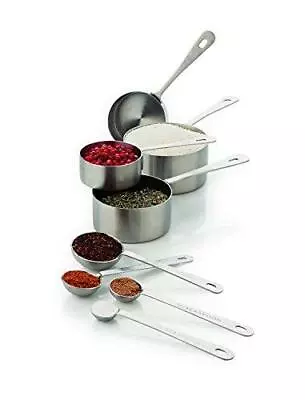 $37.49 • Buy Amco Professional Performance Measuring Cups And Spoons, Set Of 8, Assorted -