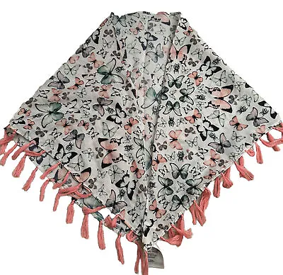 H&M Girls Butterfly Scarf Shawl BNWOT • £1.65